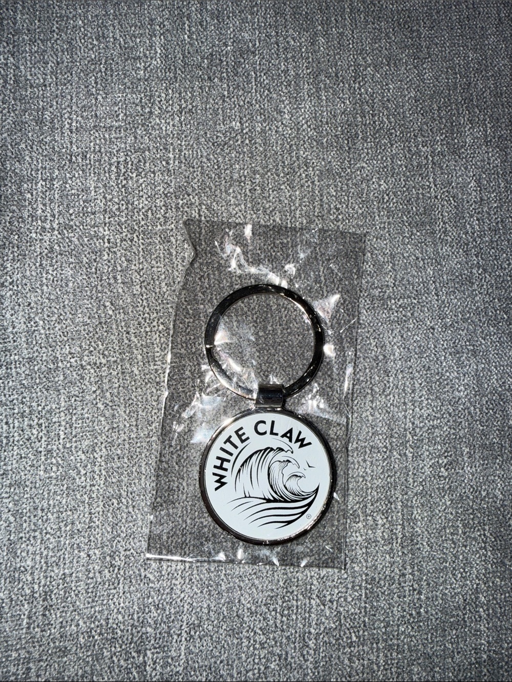 White Claw Logo Keychain